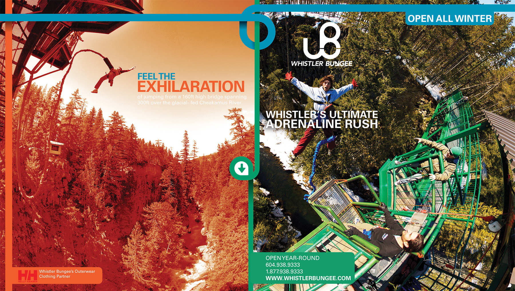 Whistler Bungee Rebrand Leaflet Front